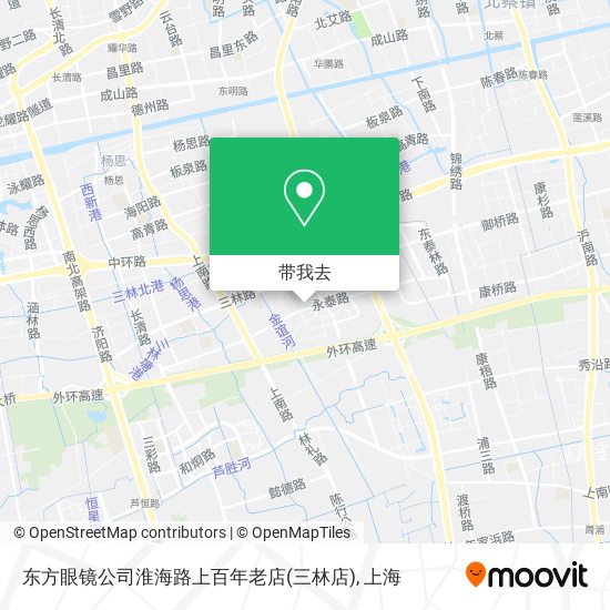 东方眼镜公司淮海路上百年老店(三林店)地图