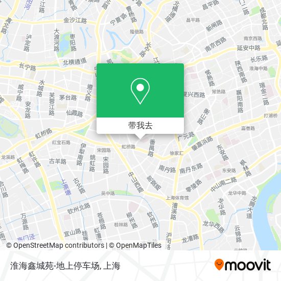 淮海鑫城苑-地上停车场地图