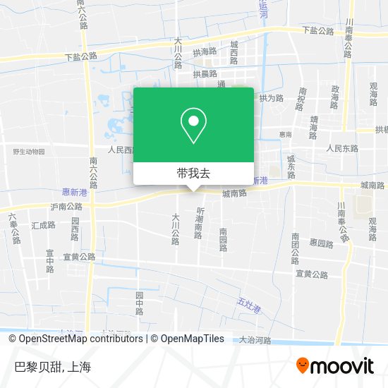 巴黎贝甜地图