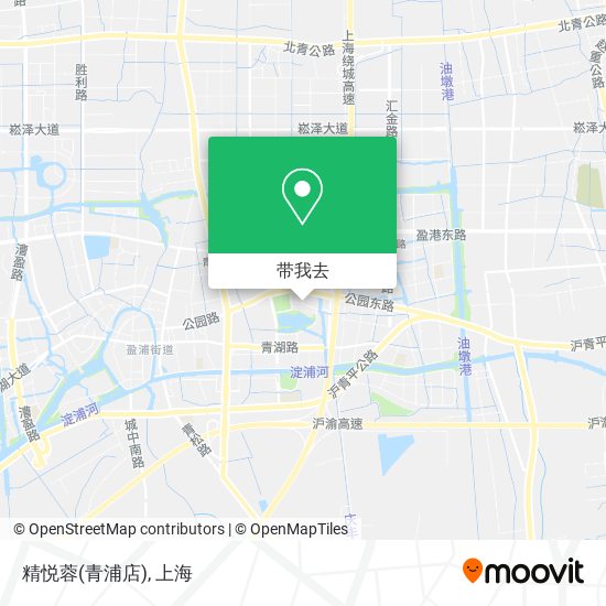 精悦蓉(青浦店)地图