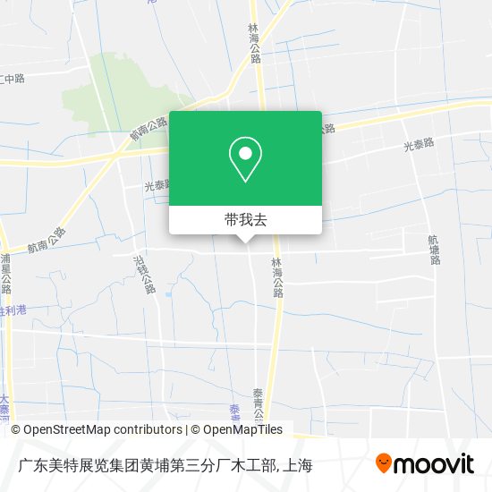 广东美特展览集团黄埔第三分厂木工部地图