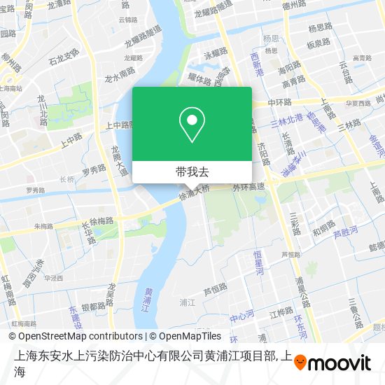 上海东安水上污染防治中心有限公司黄浦江项目部地图