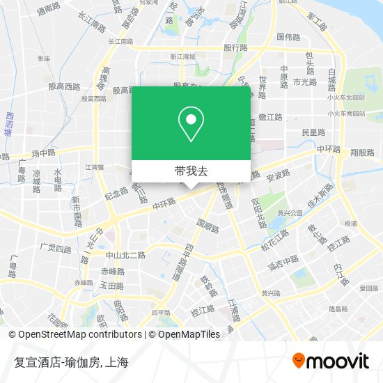 复宣酒店-瑜伽房地图