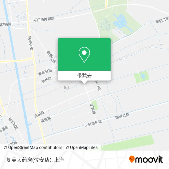 复美大药房(佐安店)地图