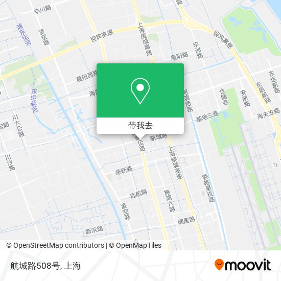 航城路508号地图