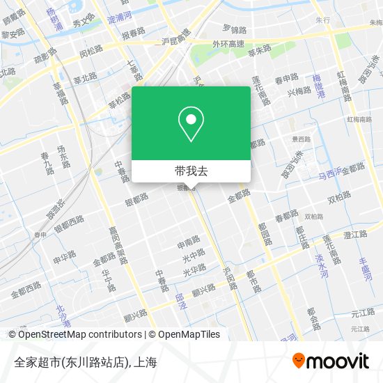 全家超市(东川路站店)地图