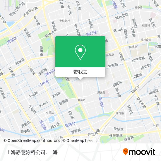上海静意涂料公司地图