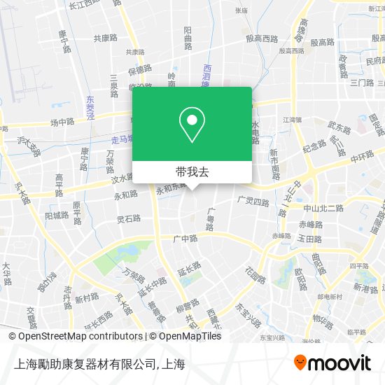 上海勵助康复器材有限公司地图