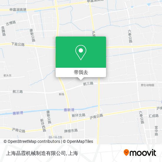 上海晶霞机械制造有限公司地图