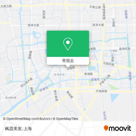 枫霞美发地图