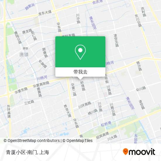 青厦小区-南门地图