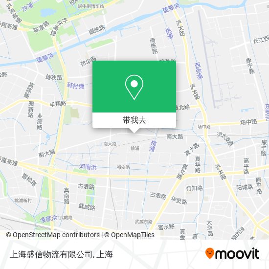 上海盛信物流有限公司地图