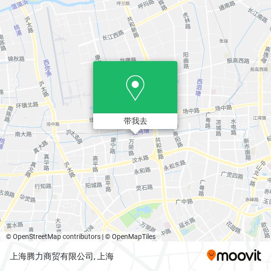 上海腾力商贸有限公司地图