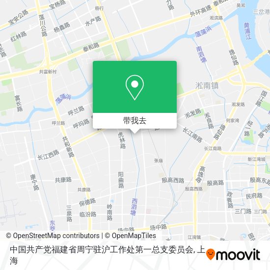 中国共产党福建省周宁驻沪工作处第一总支委员会地图