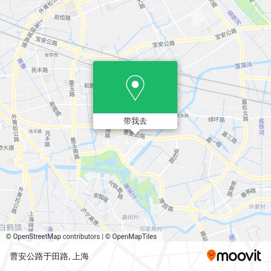 曹安公路于田路地图