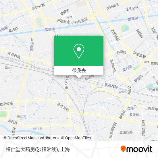 福仁堂大药房(沙福常线)地图