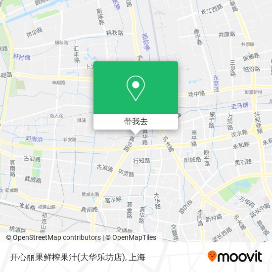 开心丽果鲜榨果汁(大华乐坊店)地图