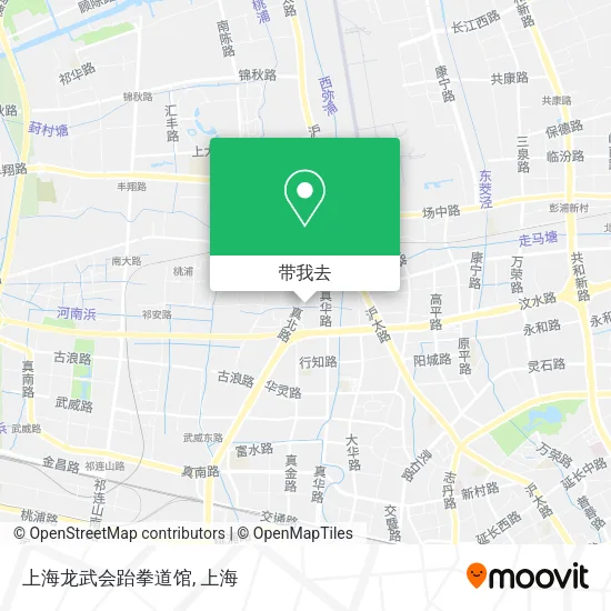上海龙武会跆拳道馆地图