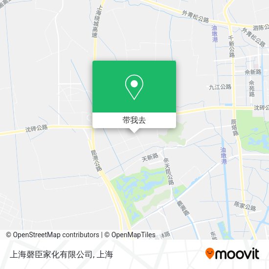 上海磬臣家化有限公司地图