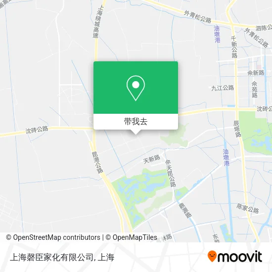 上海磬臣家化有限公司地图