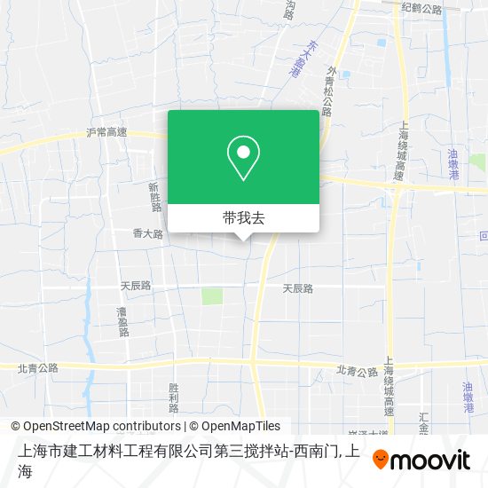 上海市建工材料工程有限公司第三搅拌站-西南门地图