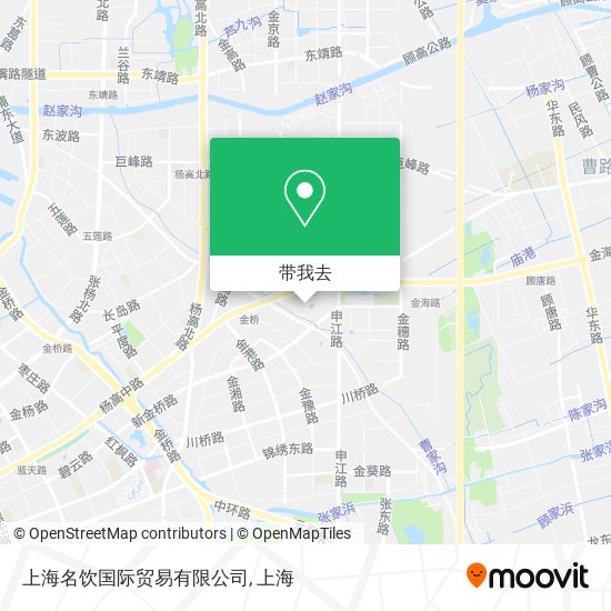 上海名饮国际贸易有限公司地图