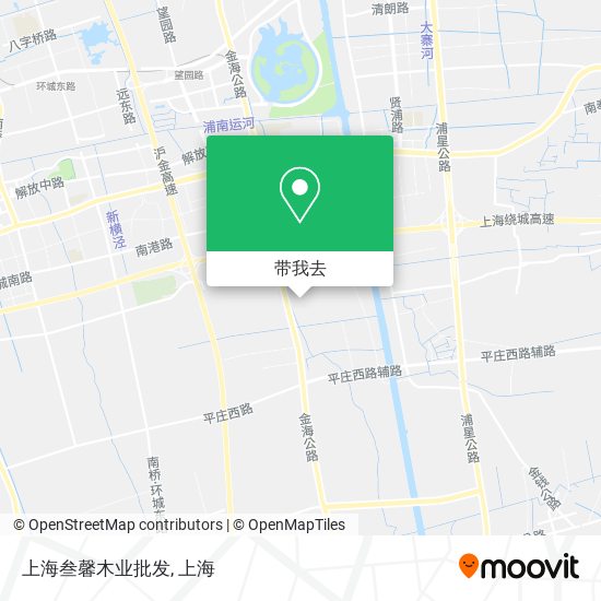 上海叁馨木业批发地图