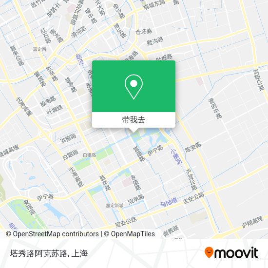 塔秀路阿克苏路地图