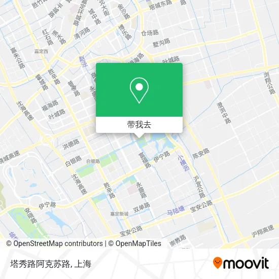 塔秀路阿克苏路地图