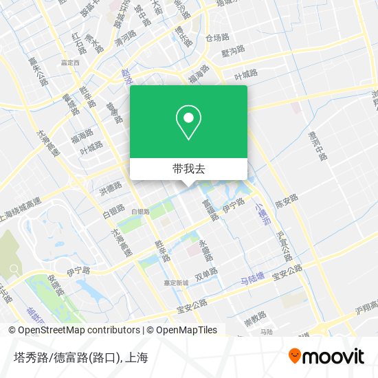 塔秀路/德富路(路口)地图