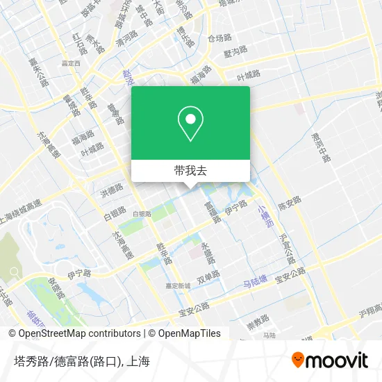 塔秀路/德富路(路口)地图