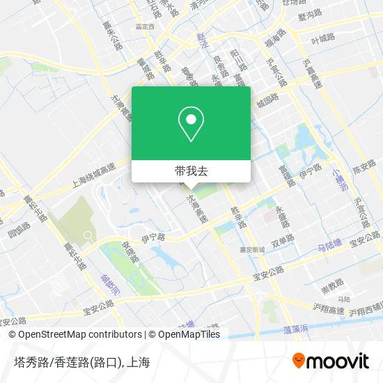 塔秀路/香莲路(路口)地图