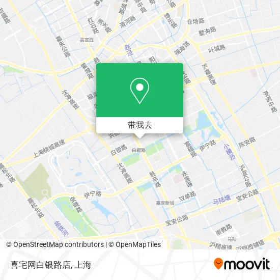 喜宅网白银路店地图