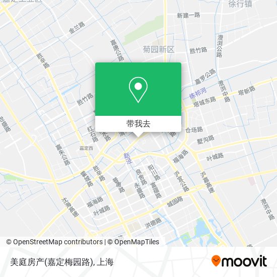美庭房产(嘉定梅园路)地图
