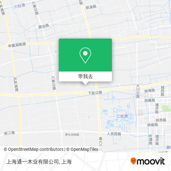 上海通一木业有限公司地图