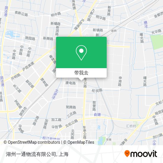湖州一通物流有限公司地图