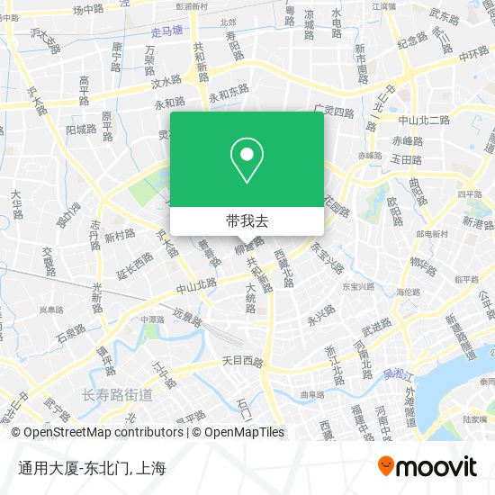 通用大厦-东北门地图