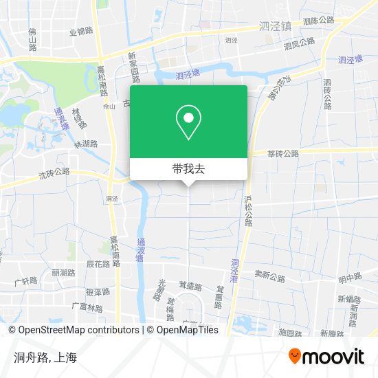 洞舟路地图