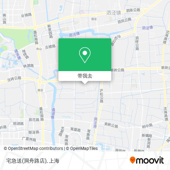 宅急送(洞舟路店)地图