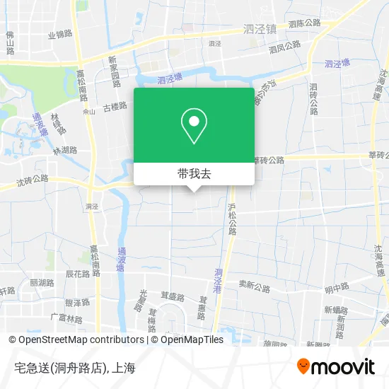 宅急送(洞舟路店)地图