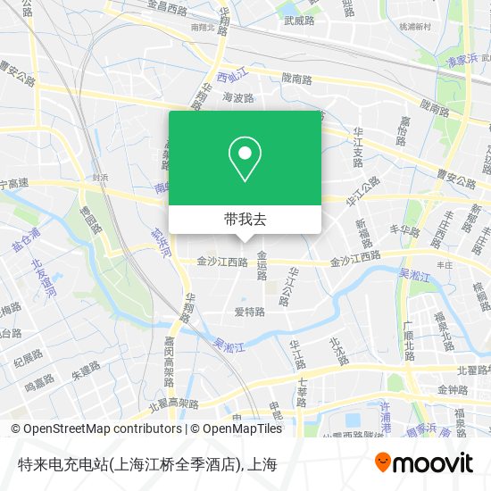 特来电充电站(上海江桥全季酒店)地图