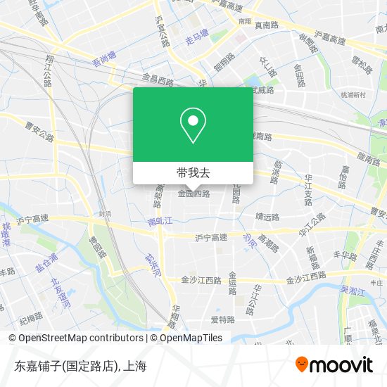 东嘉铺子(国定路店)地图