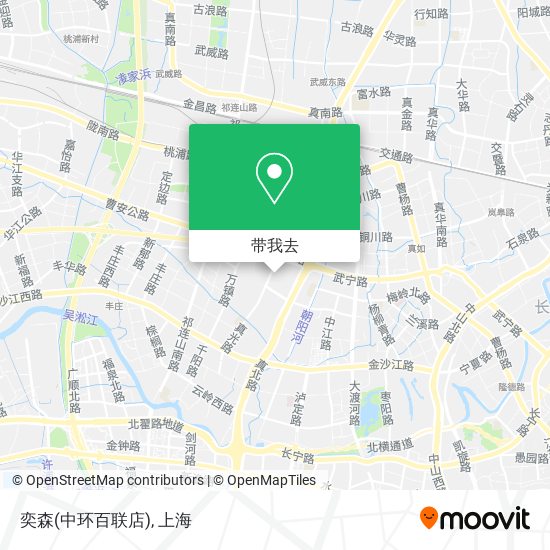 奕森(中环百联店)地图