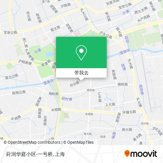 葑润华庭小区-一号桥地图