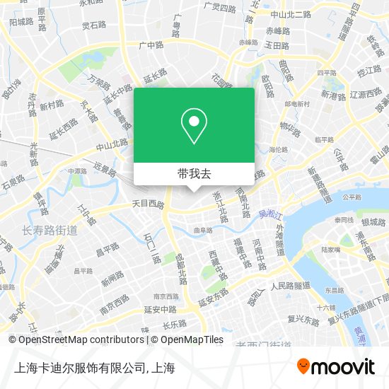 上海卡迪尔服饰有限公司地图