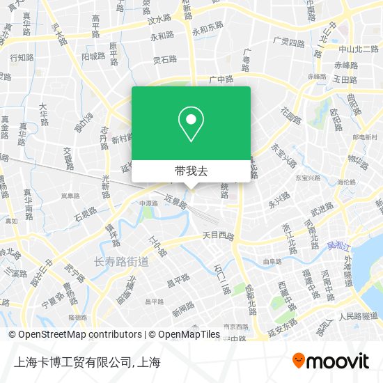 上海卡博工贸有限公司地图