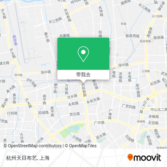 杭州天目布艺地图