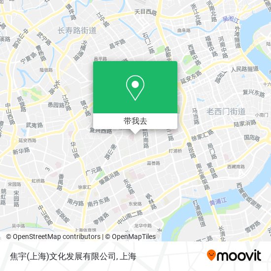 焦宇(上海)文化发展有限公司地图