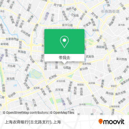 上海农商银行(古北路支行)地图