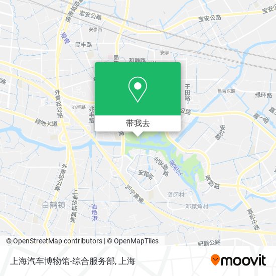 上海汽车博物馆-综合服务部地图